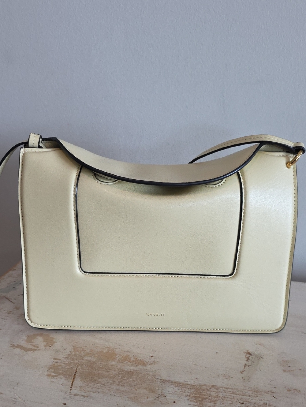Wandler Penelope Fold Over Flap Leather Bag